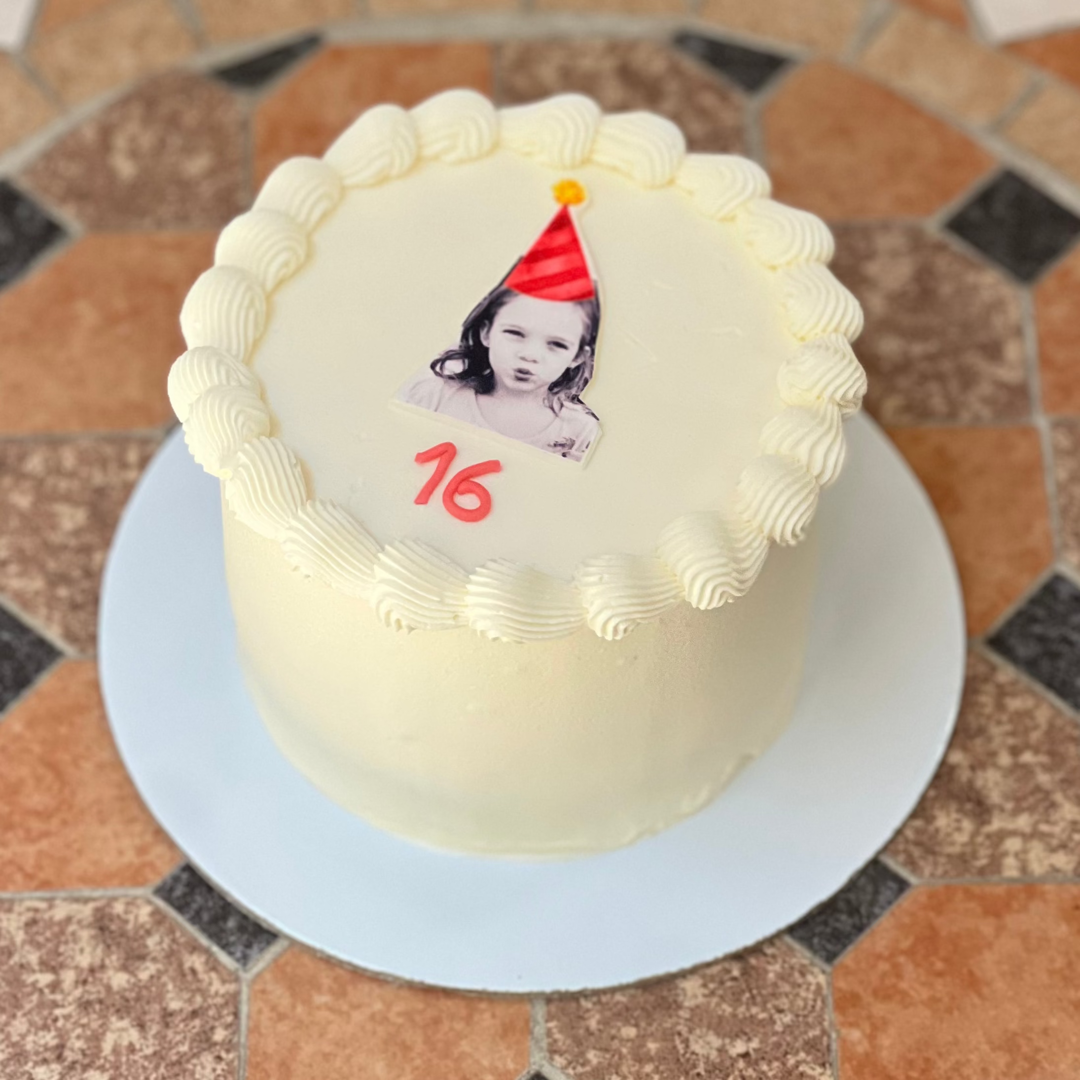Pastel vintage con foto